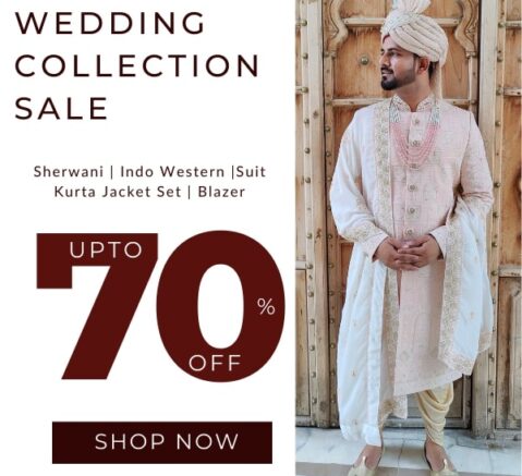 Indo Western Dress For Men White RKL-4921-158583 Men Reception Dress –  iBuyFromIndia