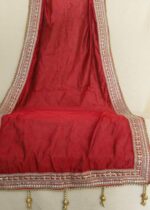 Maroon & Golden Royal Dupatta for Groom