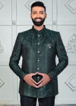 Green Designer Jodhpuri Suit for Mens